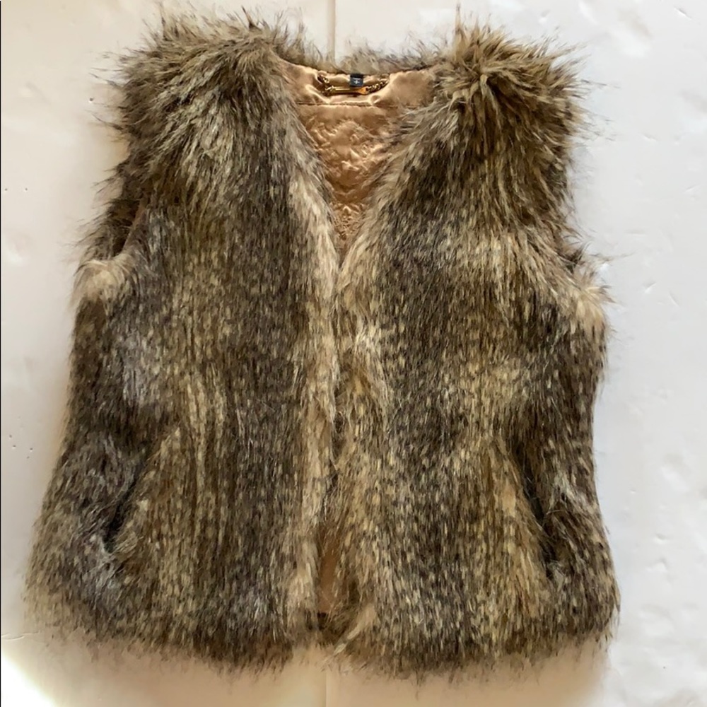 Express Faux Fur Vest